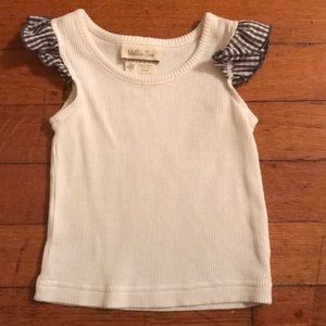 Matilda Jane Sleeveless Tank with Gingham Ruffles